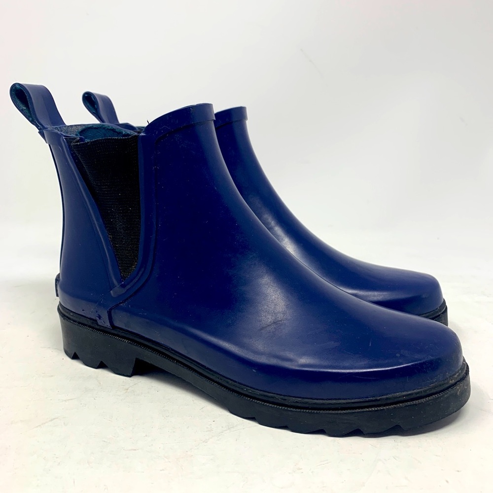 Ralph Lauren Polo Sport Rubber Boots Women’s Sized 6B BLUE Rain Boots